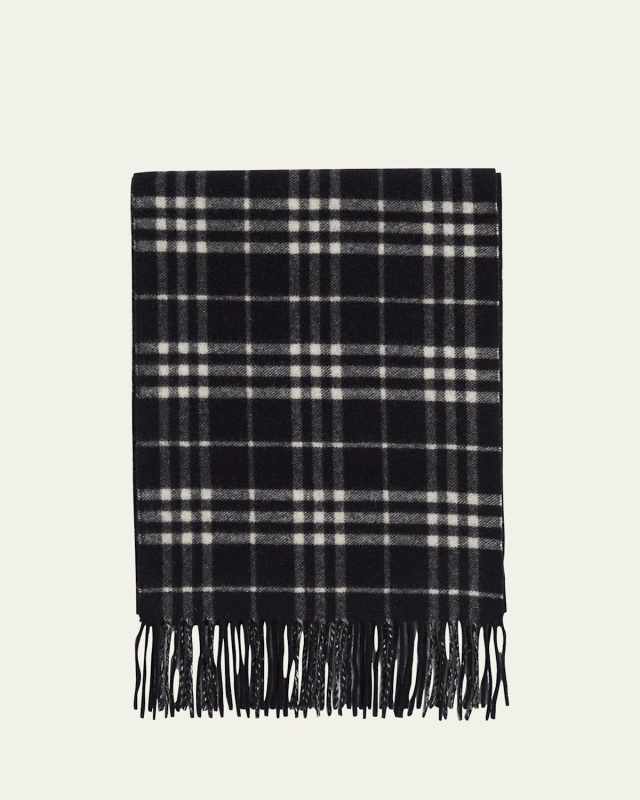 Icon Check Cashmere Scarf